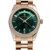 Paul Rich Mens Watch Green Dial Quartz Movement Gold Silver-4