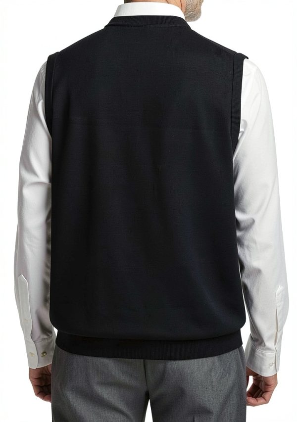 Men's Supima Cotton V-Neck Tank Shirt Fully Fashioned Fit-4