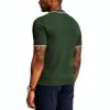 PJ Paul Jones Mens Knit Polo Shirt Quarter Zip Comfortable-1