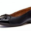 PAUL GREEN Womens Black Leather Lined Flats Size 10-6