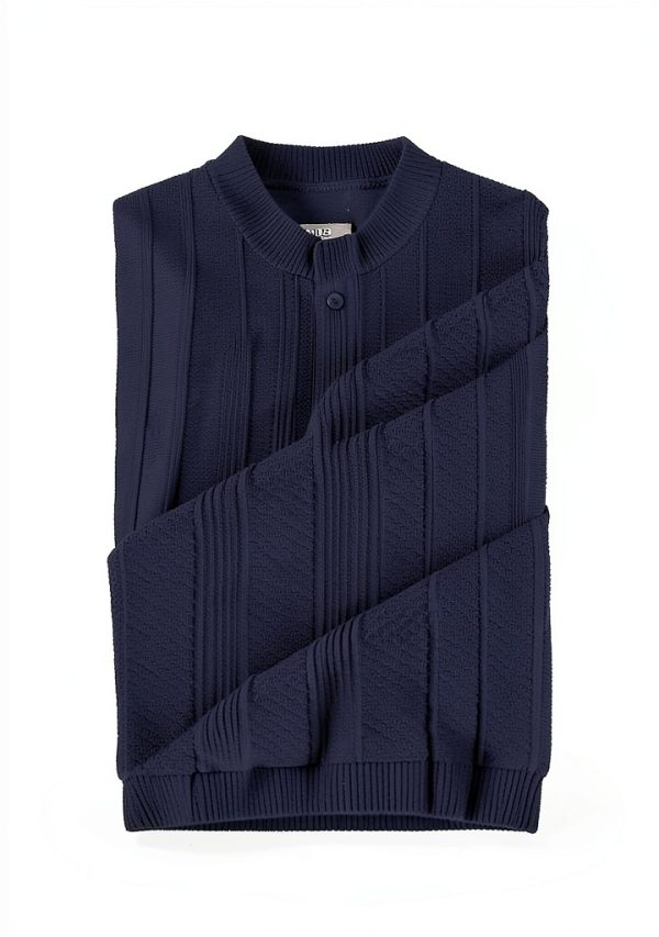 Men's Polo Shirt Soft Pique Knit Classic Collar Versatile-3