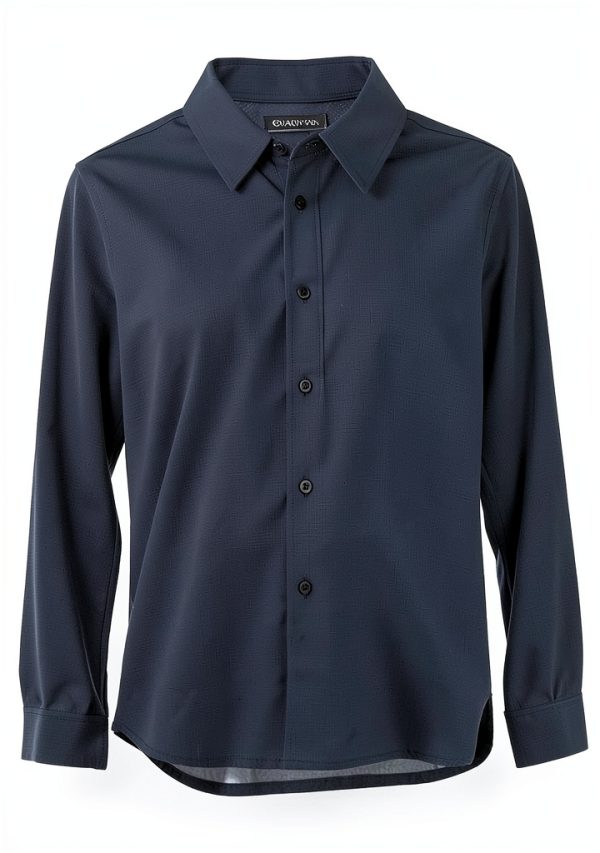 Mens Button Down Shirt Wrinkle Free Stretch Long Sleeve-4