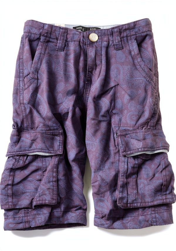 Navy Blue Floral Print Boys Cargo Shorts Size 4 – Cargo Chic-0